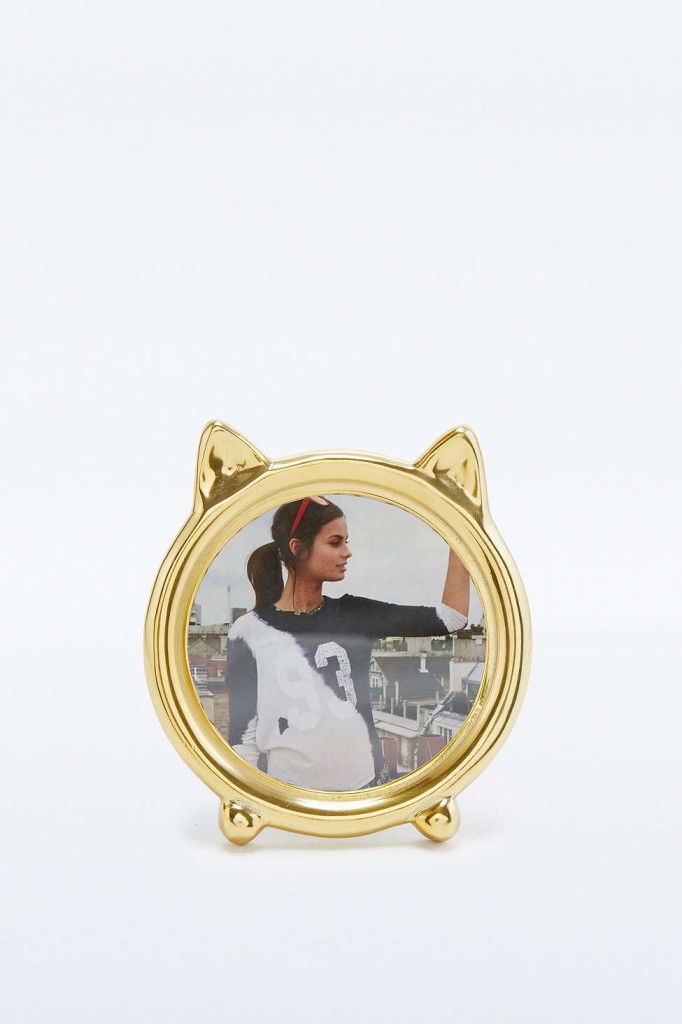 Oui Oui-regalos amantes de los gatos-marco fotos forma gato