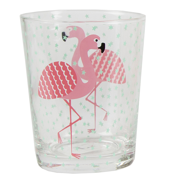 Oui Oui-vasos tropicales-vasos estampado flamencos
