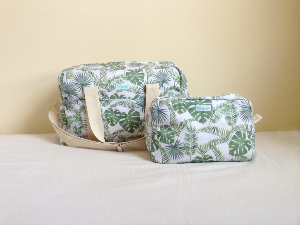 Oui Oui-bolsas carrito bebe chulas-erase una vez-bolsa y neceser tropical