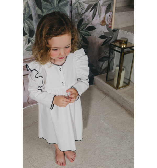 Oui Oui-camisones niña-Marvin Kids-camison-romantico-nina-clasico-volantes