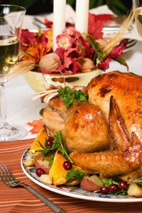 Oui Oui-Accion de Gracias-Thanksgiving-Pavo con aacompañantes
