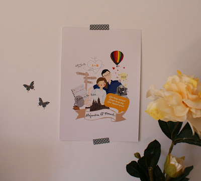 Oui Oui-regalo original aniversario-lamina Lucia Be-alejandra